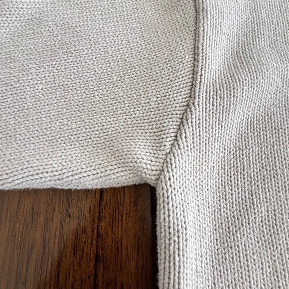 Philosophy 100% cotton split hem knit crew neck sweater size L - Picture 3 of 13